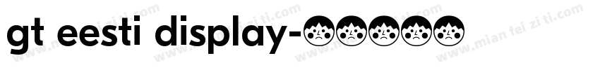 gt eesti display字体转换